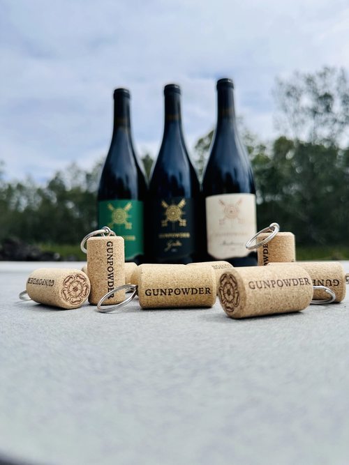 'Gunpowder' Cork Keyring